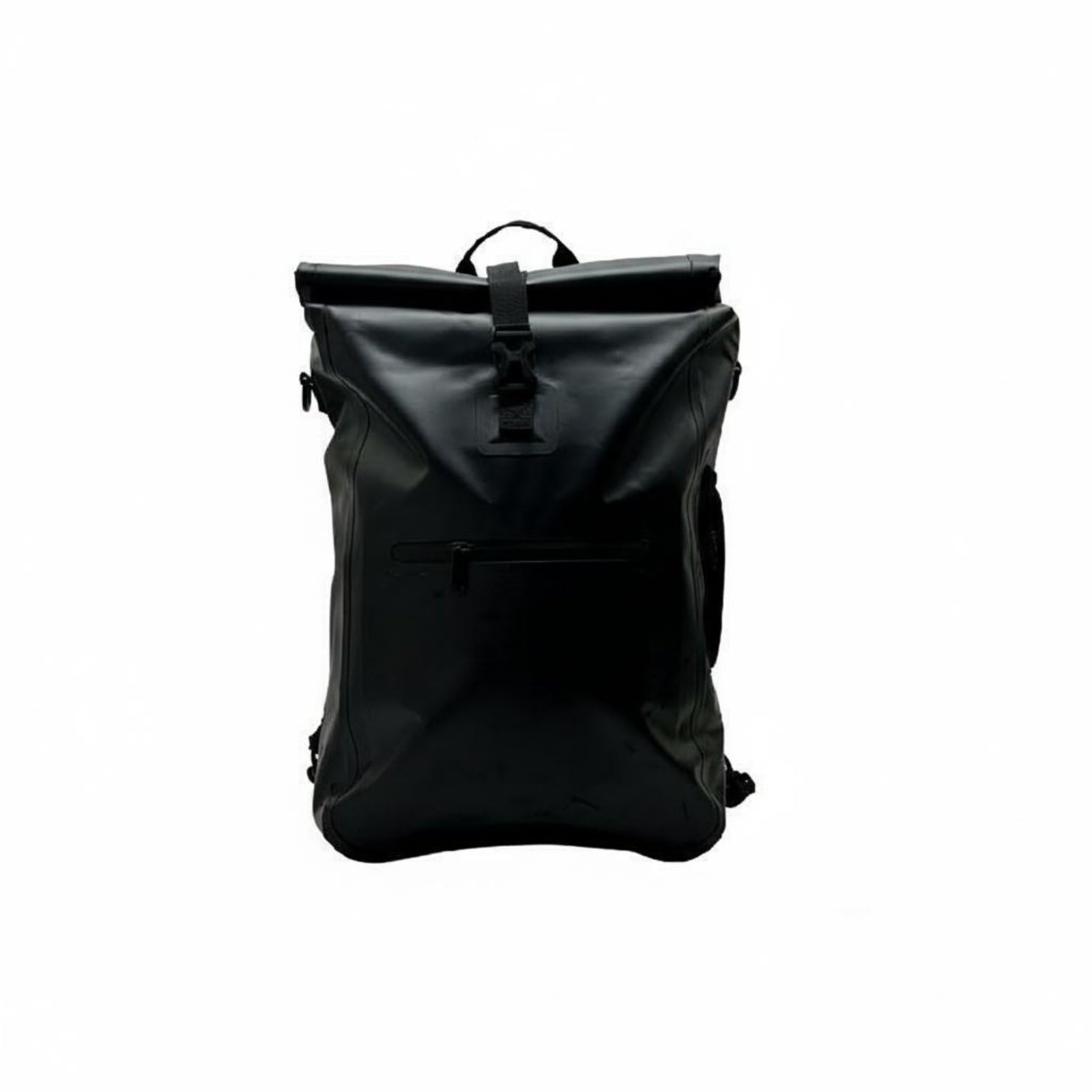 Borsa Bicicletta Impermeabile Borsa Posteriore Pannier Zaino Impermeabile con Impermeabilità Dettagli Riflettenti 30L in Tessuto PVC Adatta per Notturna Casa Lavoro Viaggi Weekend, Nero