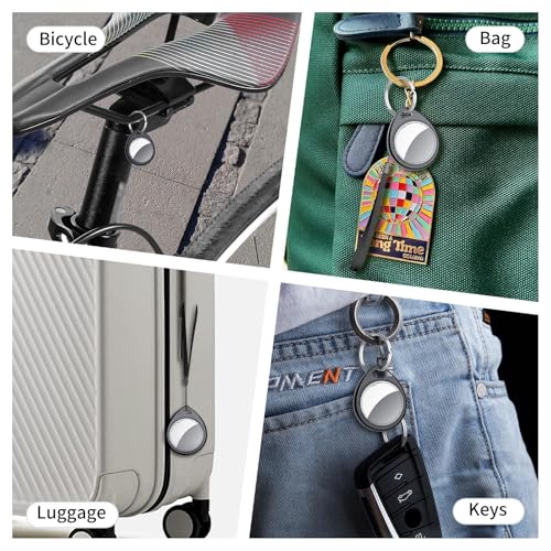 QCOQ Air Tracker Tags (4-Pack) – Bluetooth Item Finder for Apple Find My — view 8