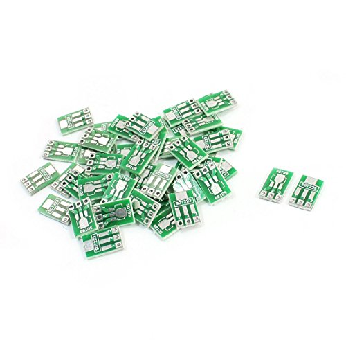 Uxcell a14062100ux0255 50 Piece 1.27 mm SOT223/SOT89 to 2.54 mm DIP SMD SMT IC PCB Adapter Socket