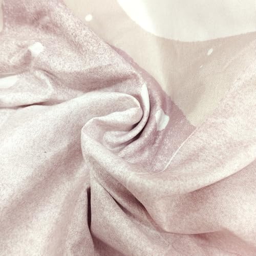 JYC CREATIVE Duvet Cover Set, Sheets, Pillow Case, with Design, 100% Polyester, 4 Pieces for 90, 135 and 150 cm Beds - Image 4