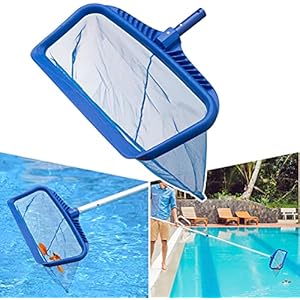 EXPAWLORER Pool Leaf Skimmer Net Rake - Swimming Pool Cleani