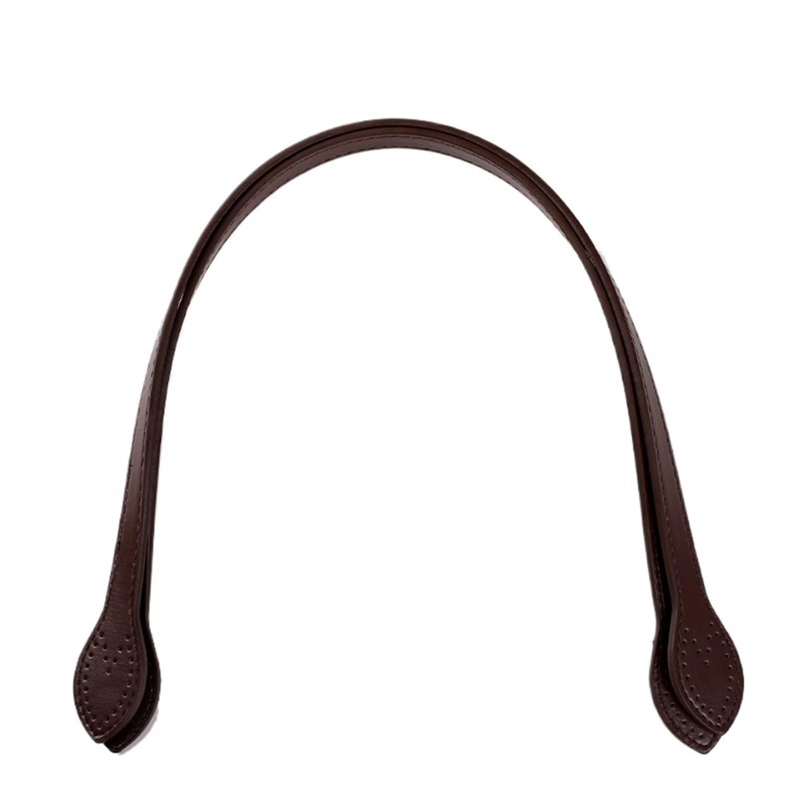 Sangles de rechange faites à la main en cuir café foncé pour sac de luxe
