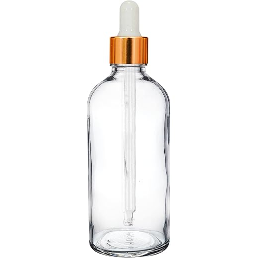 Clear Round Glass Bottle 100ml 100 ml