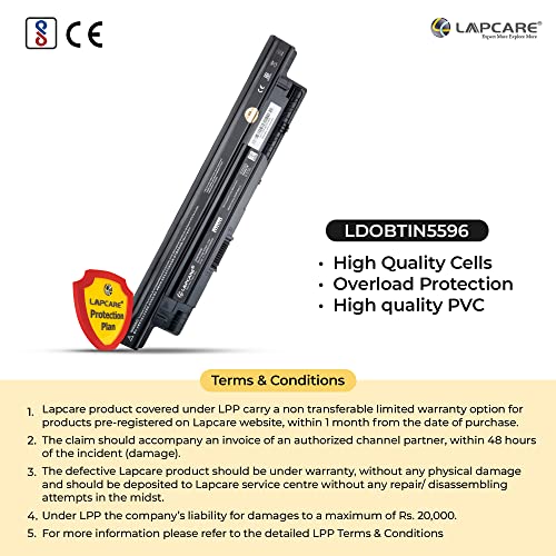 Lapcare XCMRD Battery for Dell Inspiron 15 3000 Series 15 3521 3537 3531 3542 3543 3541 3878 15R 5521 5537 17 3721 3737 17R 5737 5721 14 3421 3442... - Image 6