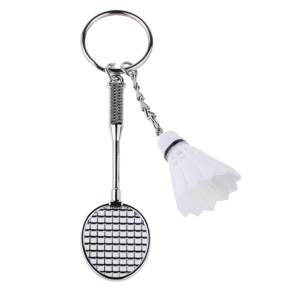 CLUB BOLLYWOOD® Mini Bedminton Racket Shuttlecock Pendant Keyring Key Chain Gift White|Collectibles | Pez, Keychains, Promo Glasses | Keychains |1 X-picture-25