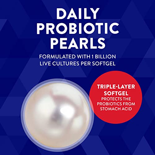 Nature’s Way Probiotic Pearls Complete, Digestive Health* Immune Health*, Colon Health*, 1 Billion Live Cultures, No Refrigeration Required, 90 Softgels #TOP1