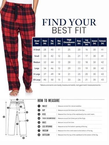 Image of Ashford & Brooks Women's Super Soft Flannel Plaid Pajama Sleep Pants