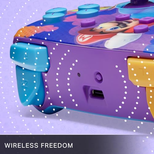 PowerA Enhanced Wireless Controller for Nintendo Switch/Switch 2 / Switch Lite/OLED Model - Color Splash Heros - Gamepad, game controller, Officially Licensed by PowerA - Image 4