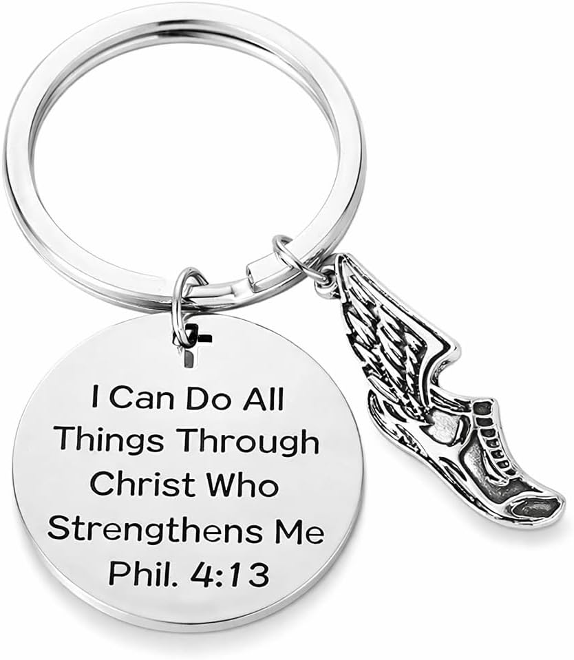 Running Accessories, Runner Gifts for Men, Cross Country Running Gifts for Men and Women, Track and Field Keychain, Track and Field Accessories, Marathon Accessorie