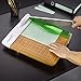 Westcott 16717 12-Inch CarboTitanium Wood Base Guillotine Paper Cutter, Multi-Paper Trimmer with 30 Sheet Capacity