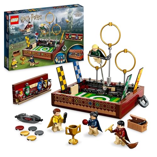 LEGO 76416 Harry Potter Ba&uacute;l Quidditch Set de Juego para 1 o 2 Jugadores con...