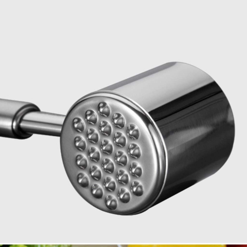 Tenditore per carne 316 in acciaio inox batticarne in acciaio inox batticarne Heavy Duty Carne Martello Softener, carne Pounder a intenerire la bistecca, manzo, pollo, agnello e carne macinata Tendito