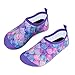 IceUnicorn Kinder Strandschuhe Jungen Mädchen Schwimmschuhe Aqua Schuhe Baby Badeschuhe für Beach Pool Surfen Yoga Unisex(Rosa Lila, 20/21 EU)