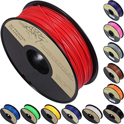 FrontierFila - Filamento para impresora 3D (1 kg, 1,75 mm), color rojo