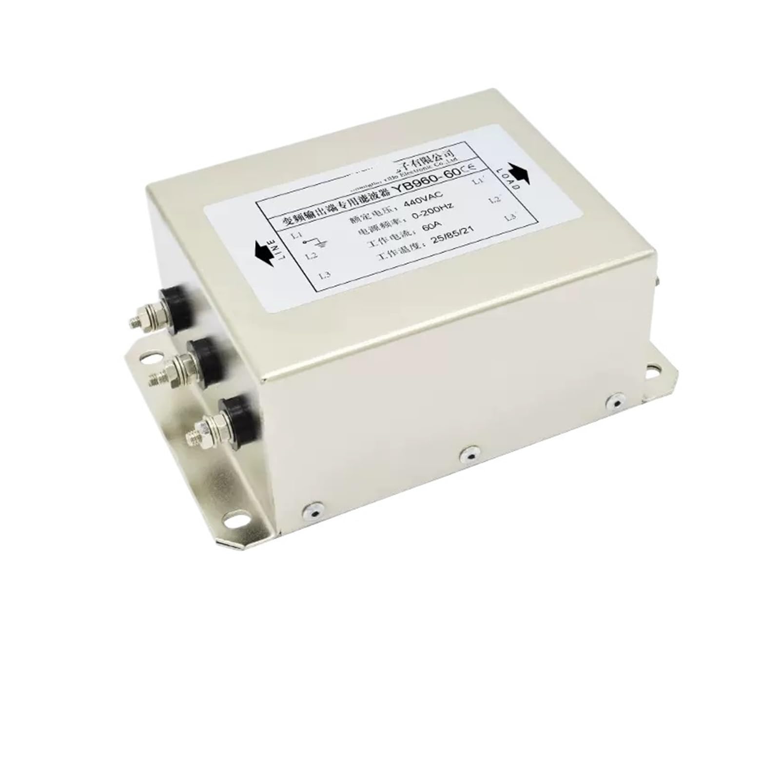 0P7BR328B YB960 output terminal bolt three-phase three-wire AC 380V inverter servo drive dedicated power filter(YB960-60A 25KW)
