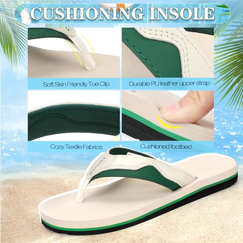 HAOLIRA Flip Flops for Men with Arch Support Comfortable Cushion Walking Orthotic Thong Sandals Lightweight Waterproof Non Slip Outdoor Summer Beach Slippers3