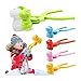 Hjkjamz. Schneebälle Maker Clip Kugeldinosaurier Ente Outdoor Schnee Sand Mold, Schneeball Maker Tool, Schneeball Maker Snow Ball Toys Spiele for Kinder Outdoor Indoor Winter Snowball Maker Werkzeug (