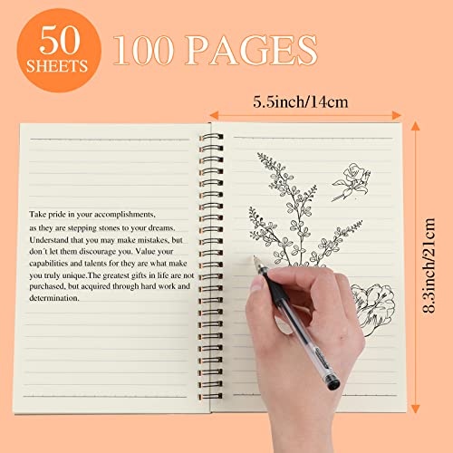 Image of Yahenda 18 Pcs Spiral Notebooks,1 Subject,Wide Ruled, Multi Color