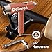 Deleven Skate Tool All-in-One Lightweight Portable Skateboard Tool - T Tool with Allen Wrench, Phillips Head Screwdriver - Adjust Roller Skates, Longboards, Skateboards, Quads, Wheels, Trucks, Kingpin