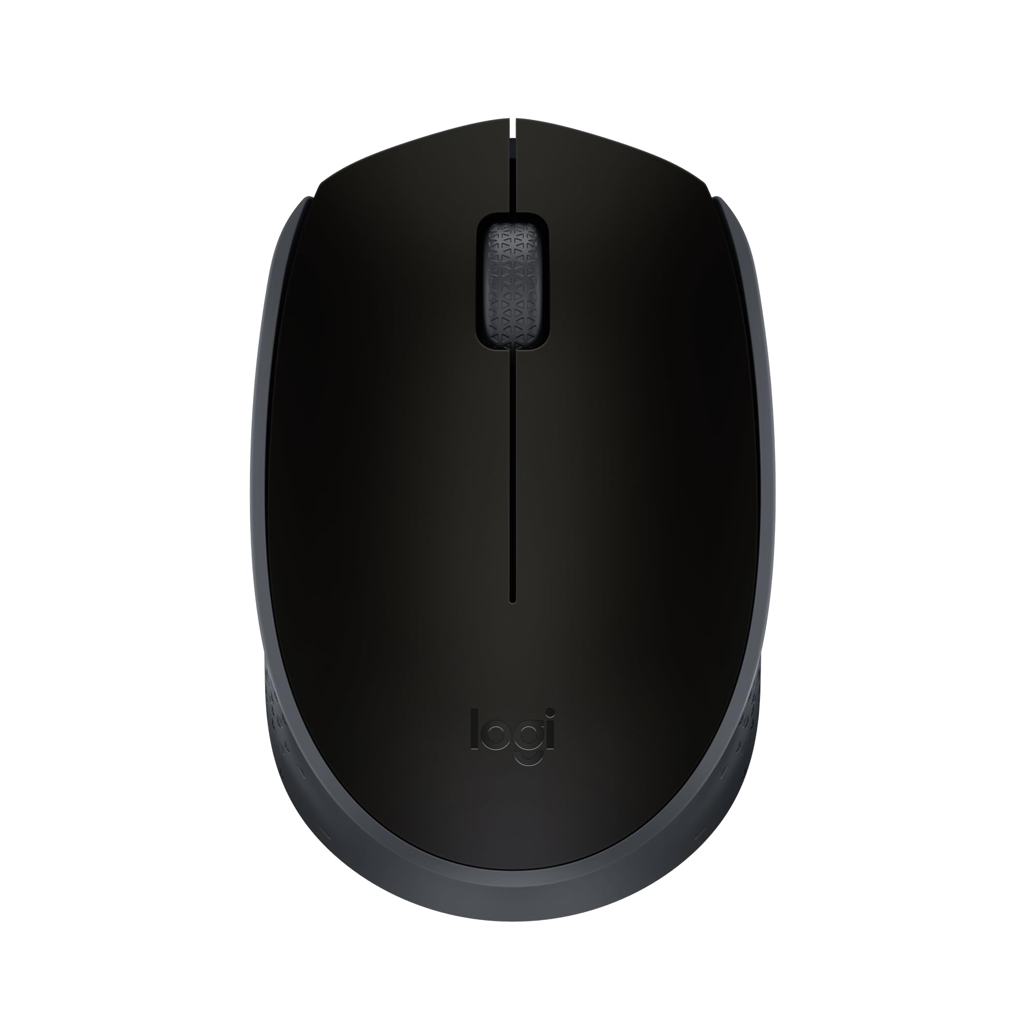 Logitech M170 Wireless Mouse for PC, Mac, Laptop, 2.4 GHz with USB Mini Receiver, Optical Tracking, 12-Months Battery Life, Ambidextrous - Black