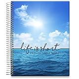 Tools4Wisdom Planner 2024-2025 - May 2024-2025 June - Hardcover - Academic Year Calendar - 8.5x11 Inch - Monthly Weekly Daily Planner With Stickers - M4J5 - Life is Short