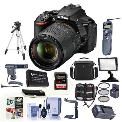 Buy STW Nikon D5600 DSLR Camera Kit with AFS DX NIKKOR 18140mm f/3.55.6G ED VR Lens, Black