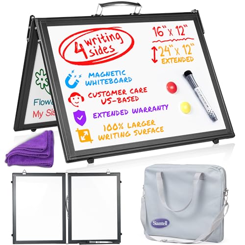 Small Dry Erase White Board – Magnetic Desktop Whiteboard -