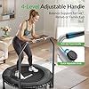 BCAN 450/550LBS Mini Rebounder Trampoline for Adults with Bar, Fitness Trampoline with Bungees, Adjustable Handle, Stable & Quiet, Indoor Outdoor, Whole-Body Workout & Relaxation at Home-40IN-BLACK #3