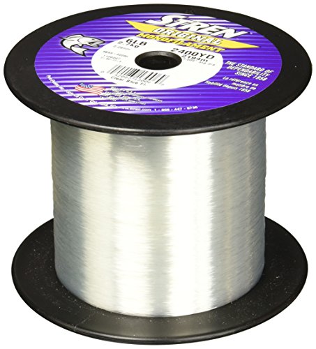 Stren Original, Clear/Blue Fl, 2400 Yd, Pound Test 4