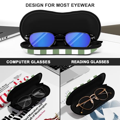 Image of Sunglasses Soft Case, Ultra Light Portable Neoprene Zipper Glasses Case for Men Women
