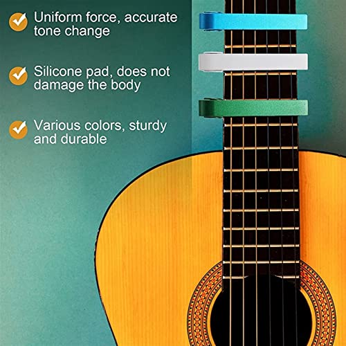 FEIFCWE 8 Pièces Guitare Capo Guitare Accessoires Capo Metal Guitare Universelle Guitare Électrique Capo for Instrument… - Les Beatles, Paul McCartney, John Lennon, RIngo Starr, George Harrison FEIFCWE 8 Pièces Guitare Capo Guitare Accessoires Capo Metal Guitare Universelle Guitare Électrique Capo for Instrument… – Image 6