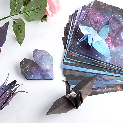 Carta da origami, 70 fogli Belle stelle di cielo