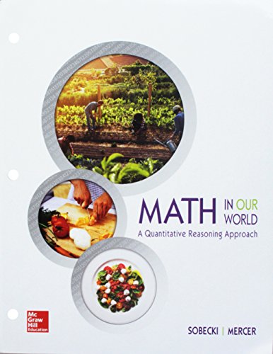 Quantitative Reasoning (Loose Leaf) with Connect Math Hosted by ALEKS Access Card