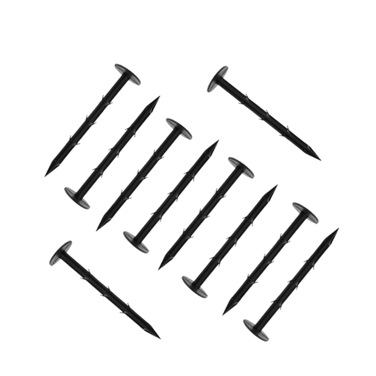 POPETPOP 10Pcs Heavy Duty Tent Stakes Ground Pegs for Camping Gardening and Hiking Lightweight Durable Outdoor Garden Stakes