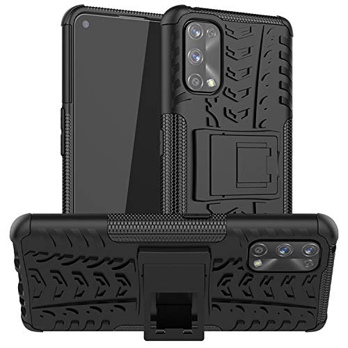 Image of Glasgow Back Case Cover Designed for Realme 7 Pro - Black