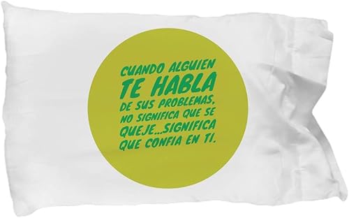 almohada personalizada Te Habla funda de almohada Pillowcase Personalized