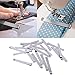 Produktbild Gaddrt Stickerei-Decke 20PC Edelstahl Säumclips 3 Zoll Messlineal Nähen Clips 11.5x8.5x1.5CM