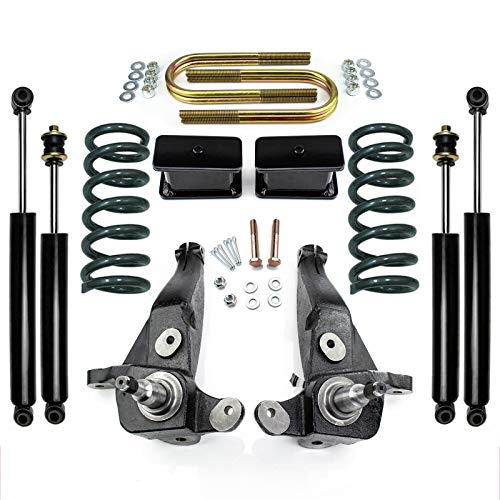 6" Lift Kit For 1998-2000 Ford Ranger 2WD 4CYL with Shocks by TSS