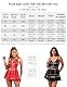 comeondear Wetlook Kleid für Damen Dessous Unterwäsche Frauen Negligee Große Größen Minikleid Kurz Partykleid Elegant Bodycon Dress Lackleder-rot,XXL