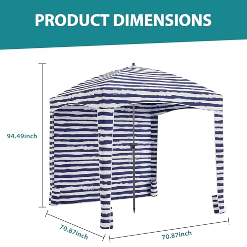 OLIXIS 6'x6' Beach Cabana Tent