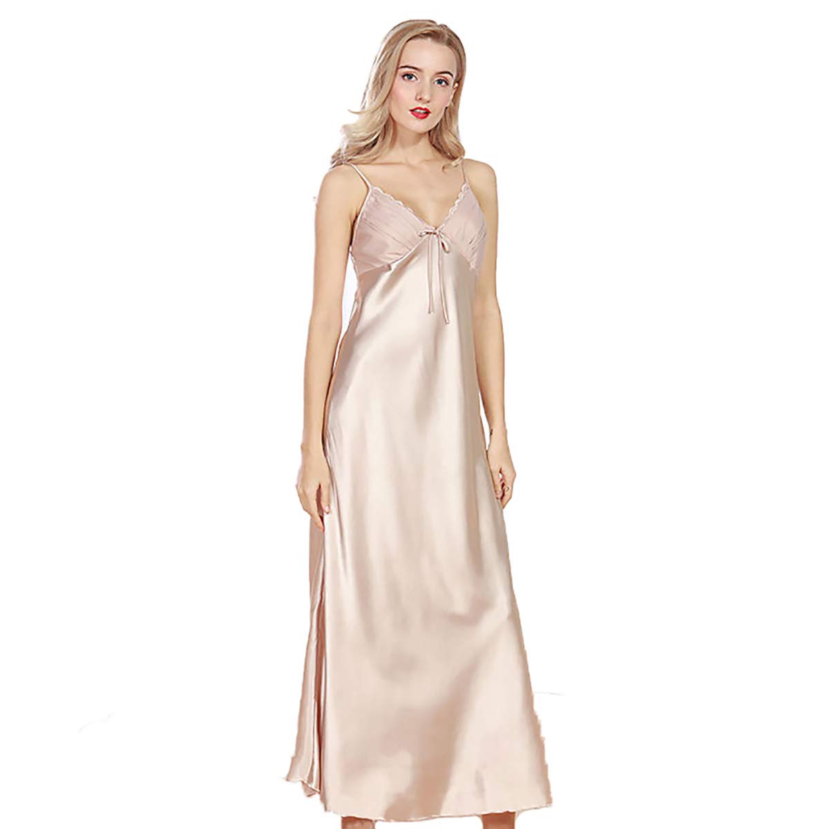 Buy VINMASSWomen Silky full Slips Sexy Lingerie V Neck Negligee Satin