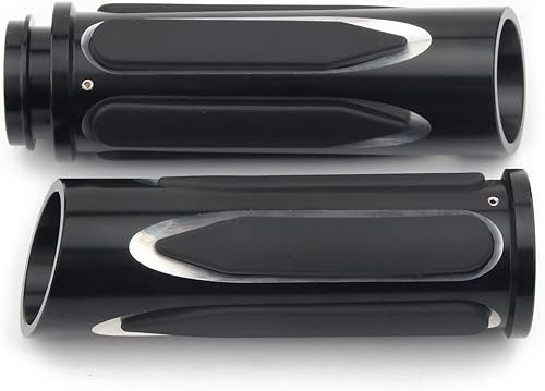 Empuñaduras electrónicas para manillar de motocicleta de 1 pulgada y 0.984 in para Harley Touring Electra Glide Street Glide Road King Road Glide