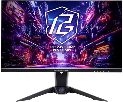 Image of ASROCK Phantom Gaming QHD IPS Gaming Monitor (PG27QFT2A), 2560 x 1440, 1ms, 180Hz, HDR 400, Wi-FI Antenna, VESA