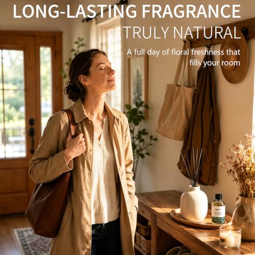 Lopeie White Tea Diffuser Oil – Essential Oil for Diffuser, Air Freshener & Room Spray – Long-Lasting with Notes of Tea, Neroli & Bergamot – Hotel Scent for Ultrasonic & Waterless Diffusers, 8.5 fl.oz - Image 3