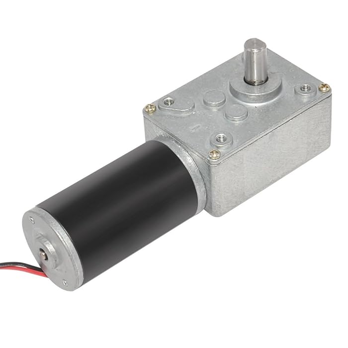 Buy AZSSMUK DC Worm Gear Motor 12V 470RPM SelfLocking Reversed Mini
