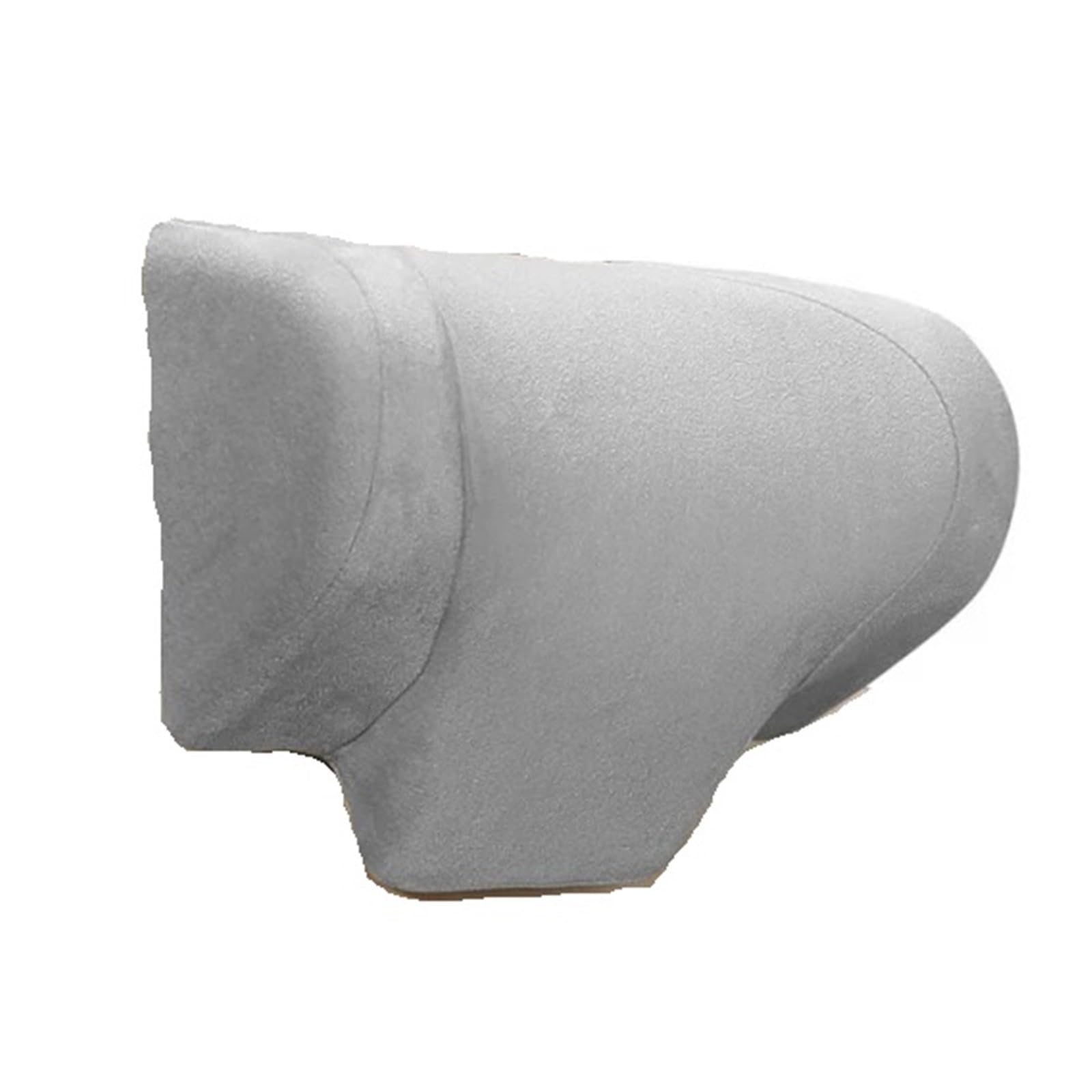 Zagłówek Samochodowy Poduszka samochodowa na szyję do fotela kierowcy z ukrytym haczykiem i uchwytem na tablet i telefon Zagłówek siedzenia(Grey Suede)