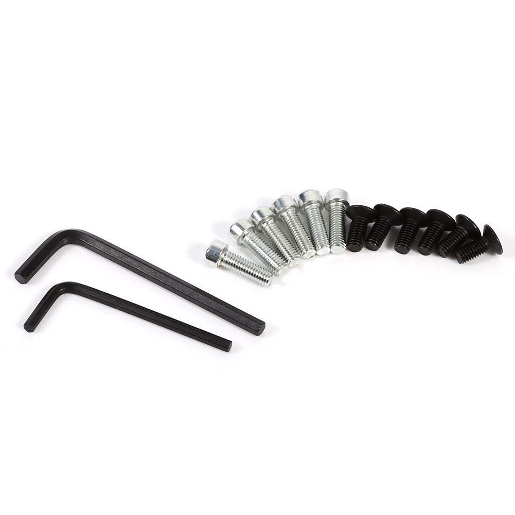 Ejes de Volante, Volante de liberación rápida de 6 agujeros para coche, adaptador de cubo de liberación rápida universal para volante para carreras de coches, rally, automovilismo(negro)