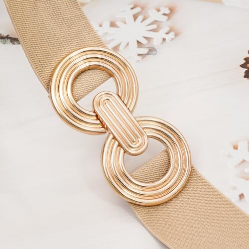 LIMHOO Women's Wide Elastic Waist Belt Fashion Stretchy belt Waistband for Dresses4