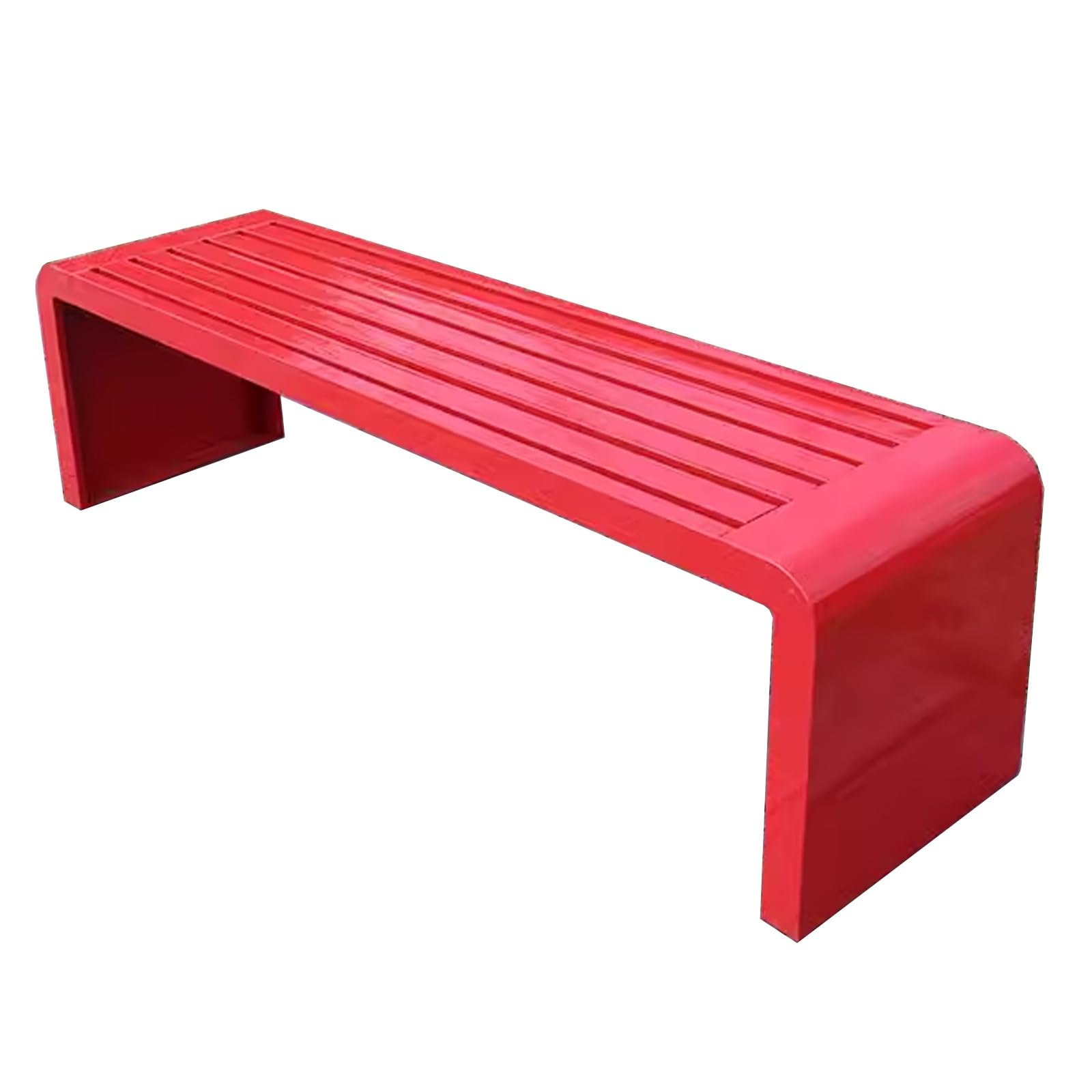 Banc d'extérieur en métal de qualité supérieure traité contre le soleil et la pluie