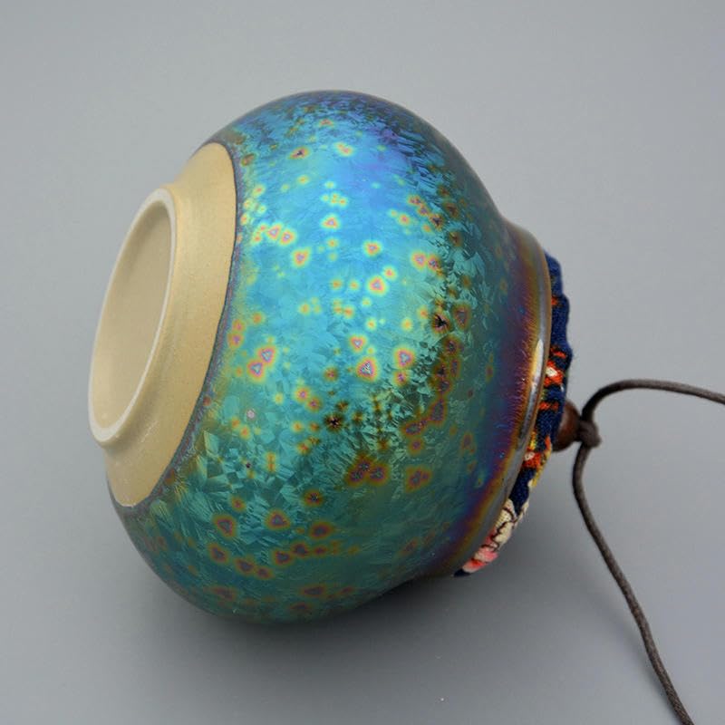180ML 9 * 8.5CM Piccoli barattoli di Ceramica con coperchi Barattoli ermetici in Ceramica per tè e caffè Barattoli di stoccaggio da Cucina in Porcellana Vintage